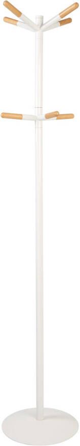Zuiver Kapstok Wooden Tip Met 8 haken Wit Naturel - Foto 3