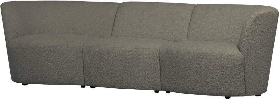 WOOOD Exclusive | Coco 3-zitsbank Bouclé Warm Groen | Zitmeubels woonkamer | 3-zitsbank