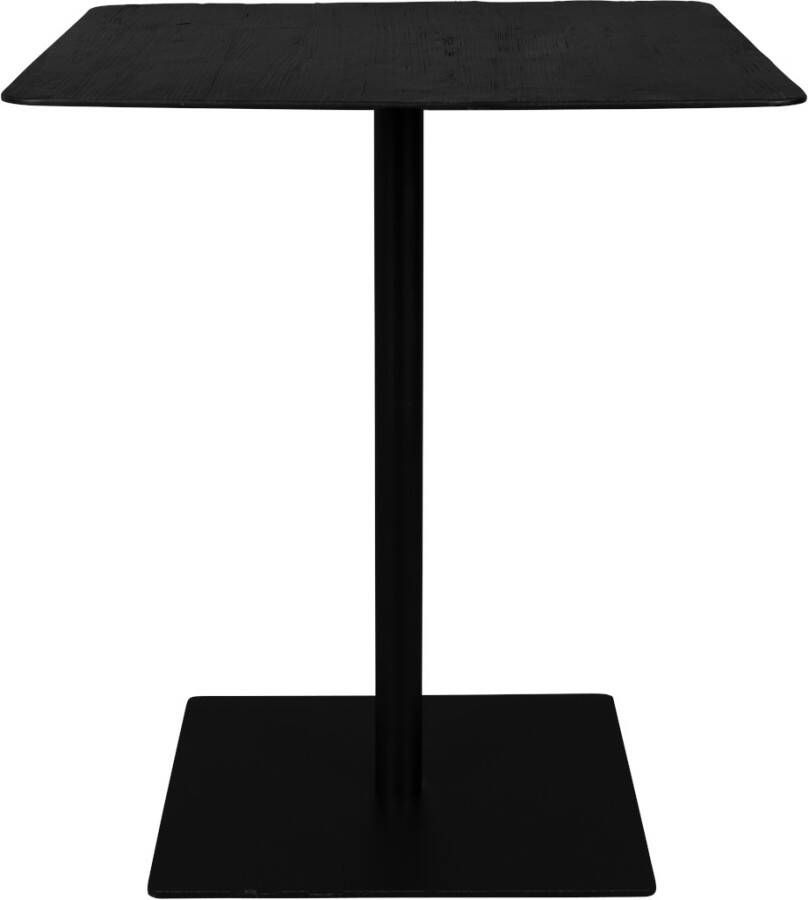 Dutchbone Vierkante Bartafel 'Braza' 70 x 70cm kleur Zwart