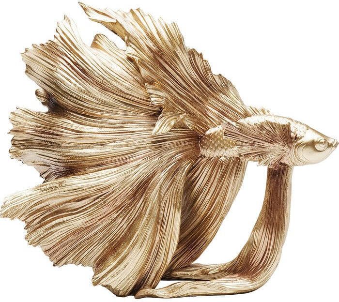 Kare Design Decofiguur Betta Fish Gold Small