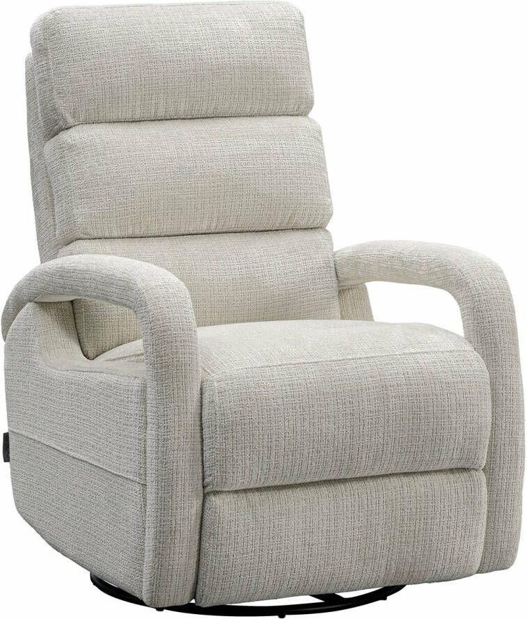 Richmond Interiors Richmond Verstelbare Draaifauteuil Denvi Chenille Beige