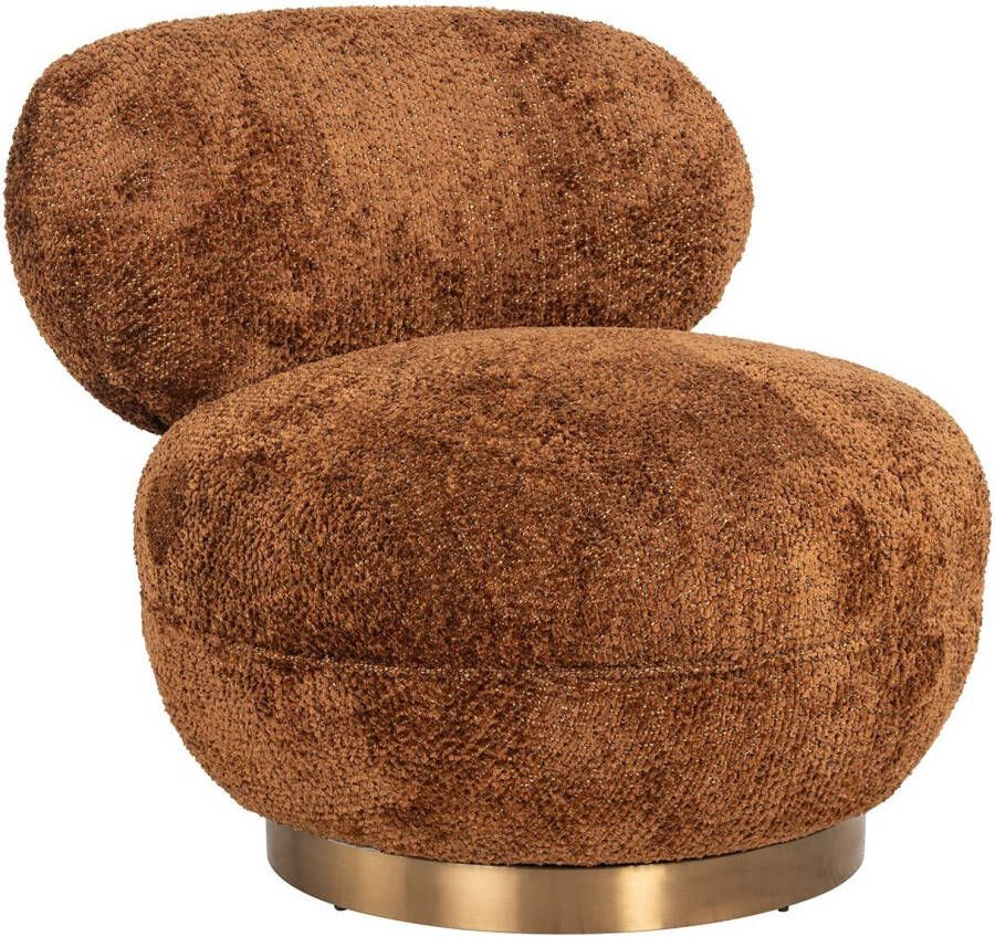 Richmond Interiors Richmond Draaifauteuil Jace Chenille Cinnamon