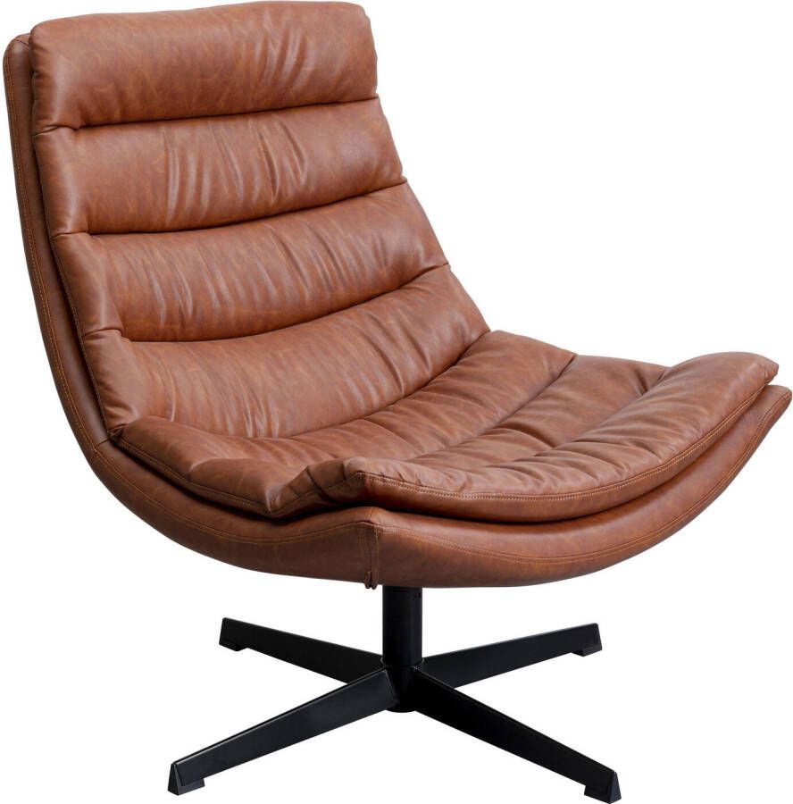 Kare Design Lido Draaibare Fauteuil Bruin