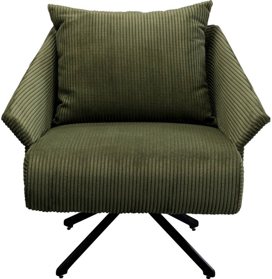 Kare Design Kare Draaifauteuil Milo Green