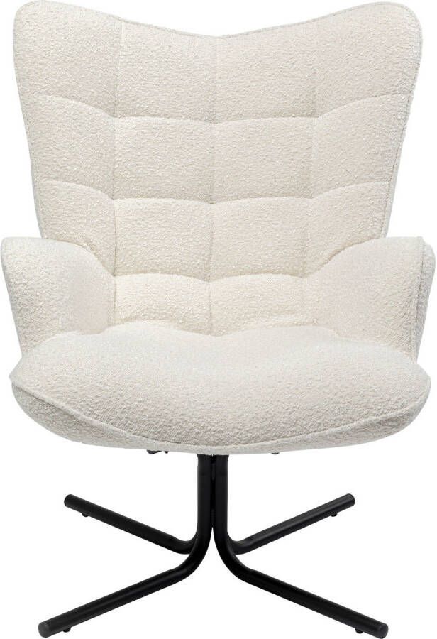 Kare Design Oscar Fauteuil Bouclé Crème