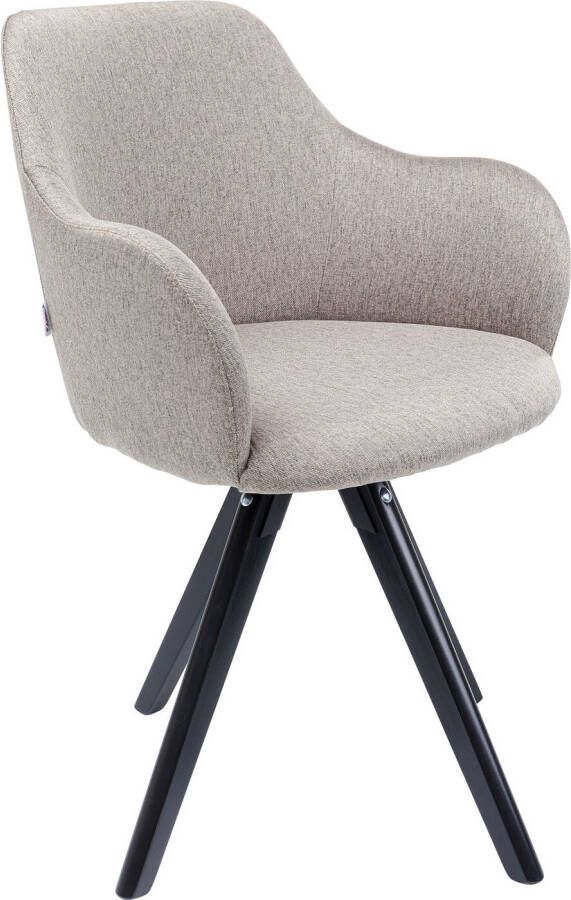Kare Design Kare Eetkamerstoel Lady Loco Taupe