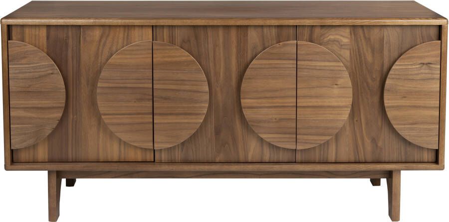 Zuiver | Dressoir Groove 3 Drs Walnut | Woonkamer meubels | Dressoir - Foto 3