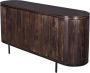 Livingfurn Dressoir Noor Walnut 170cm Mangohout Gecoat Staal - Thumbnail 5
