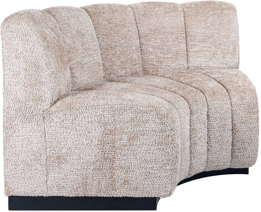 Richmond Interiors Richmond Eetkamerbank Hillpark Hoek Chenille Beige