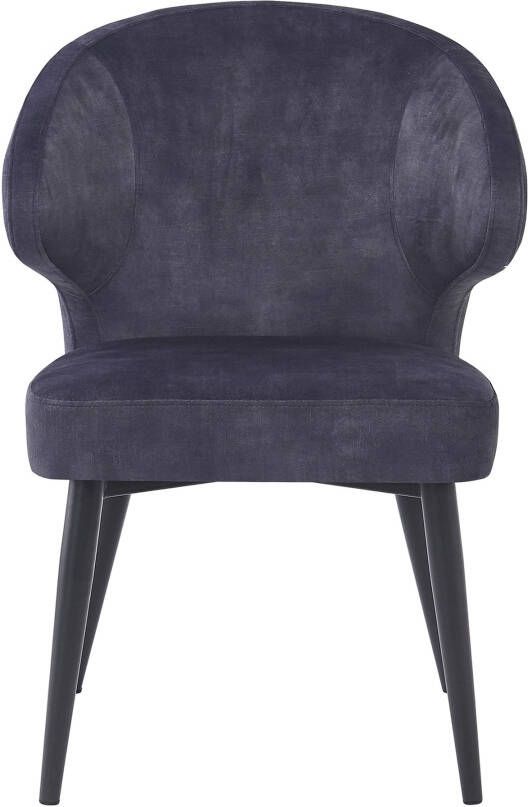 Eetkamerstoel Donna Anthracite Velvet