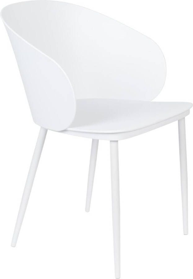 Feliz Lifestyle Eetkamerstoel Gigi Wit Set van 2