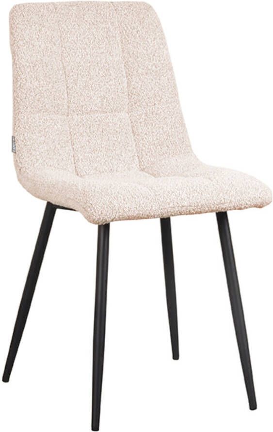 LABEL51 Eetkamerstoel Juul 54x45x89 Cm Naturel Stof