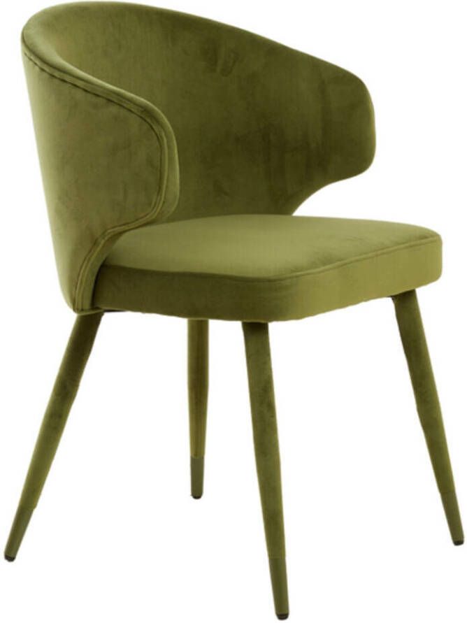 Light & Living Light&living Eetkamerstoel 58x54 5x83 cm KOSAKA olijf groen