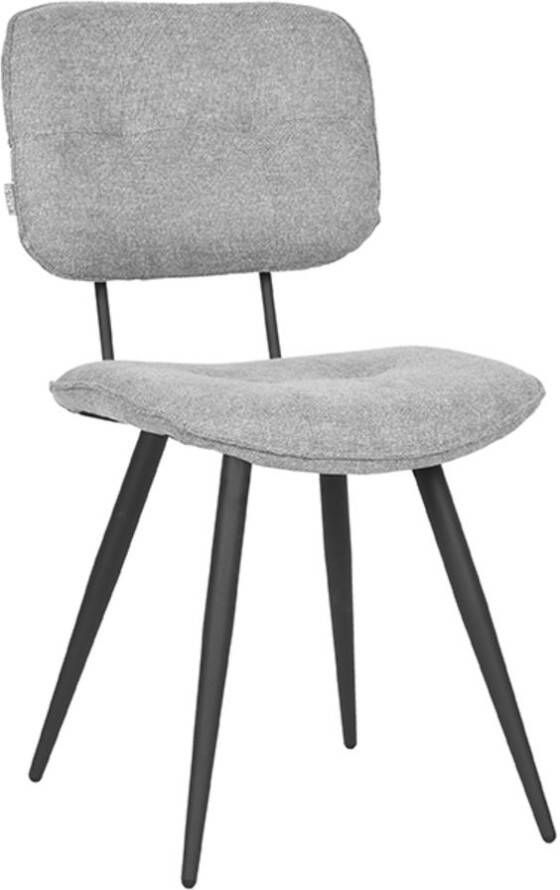 LABEL51 Eetkamerstoel 'Lux' kleur Grijs - Foto 2
