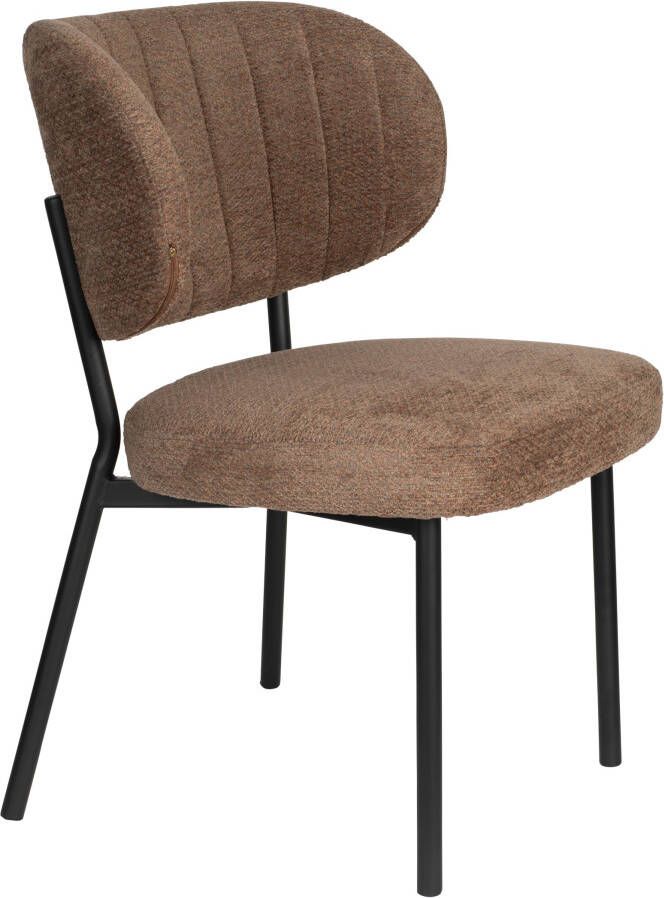 Housecraft Living Housecraft Sanne Eetkamerstoelen Oranje Grijs Set van 2