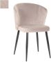 LABEL51 Eetkamerstoel Wave Naturel Boucle 60x58x85 Cm - Thumbnail 2