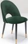 Kare Design Kare Eetkamerstoel Iris Velvet Groen - Thumbnail 3