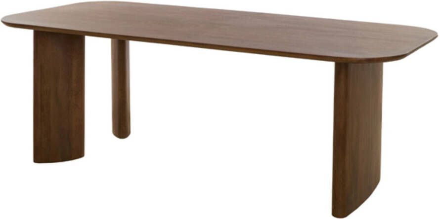 Light & Living Eettafel Aymara Hout 240 x 100cm Bruin Ovaal