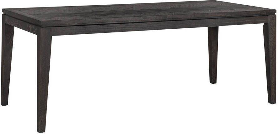 Richmond Interiors Richmond Eettafel 'Blackbone' Eikenhout Visgraat 230 x 100cm