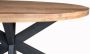 Sohome Ovale Eettafel Yannick Mango met staal 240 x 110cm Hout Ovaal - Thumbnail 7