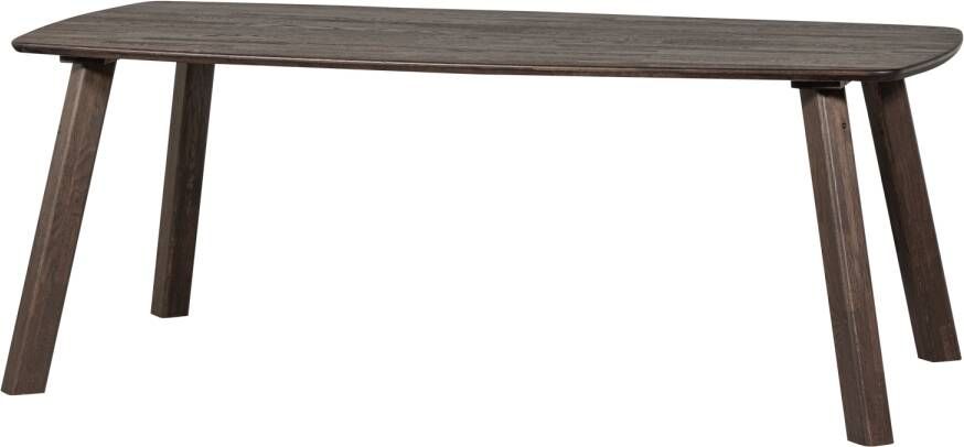 WOOOD Deens Ovale Eettafel Tablo Eikenhout 180 x 100cm Mystic Bruin