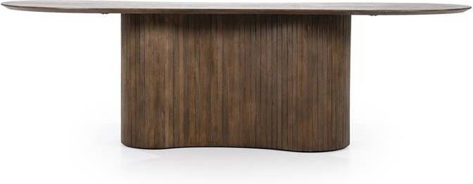 Eleonora Organische Eettafel Jordy Mangohout 250 x 110cm Bruin