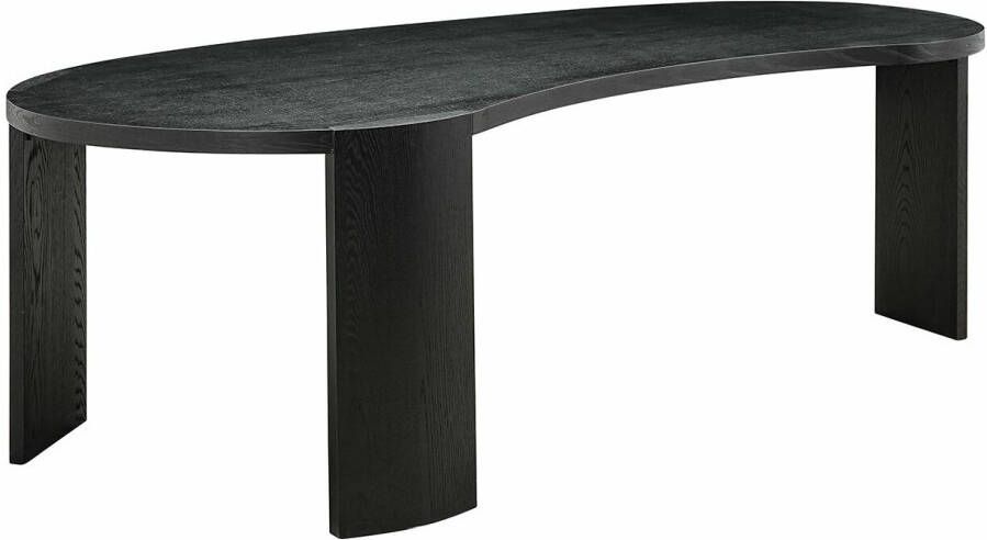 Richmond Interiors Richmond Organische Eettafel Navarino Eiken 230 x 112cm Zwart