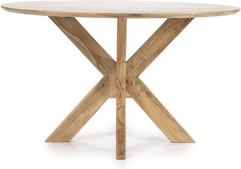 Eleonora Ronde Eettafel Nikki Acaciahout 130cm Naturel