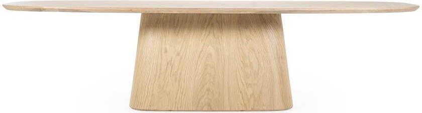 Eleonora Deens Ovale Eettafel Nola Eikenhout 300 x 110cm Naturel Ovaal