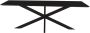 Livingfurn 1x Eetkamertafel Oslo Spider Black Acacia 220 cm Acacia Gecoat Staal - Thumbnail 2