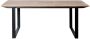 Livingfurn Eetkamertafel Valdez U poot Mango Hout 200 cm Bruin - Thumbnail 2