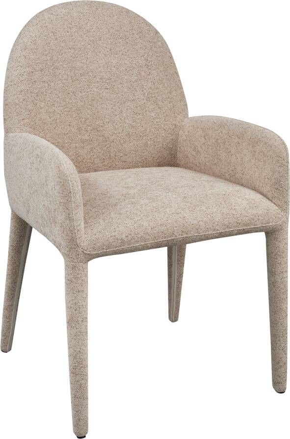Elegance eetkamerstoel met armleuning greige