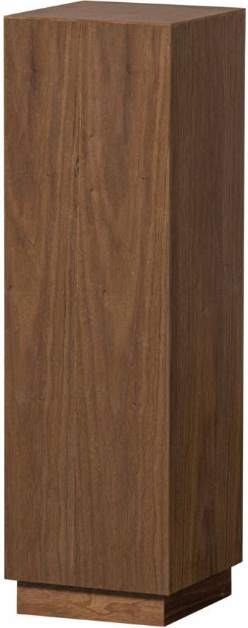 WOOOD | Enid Plantenstandaard Hout Walnoot | Woonkamertafels | Bijzettafel - Foto 5