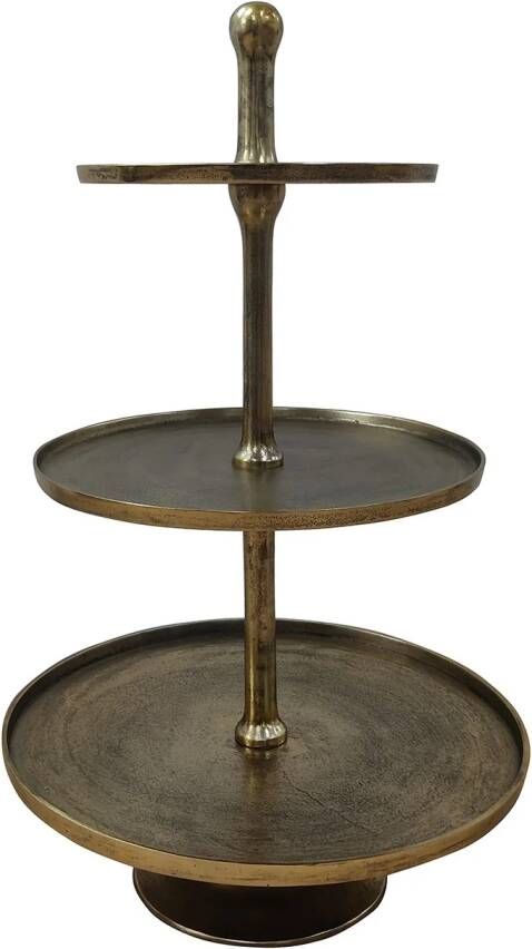 Richmond Interiors Richmond Etagère Fallstaff 56cm Brushed Gold
