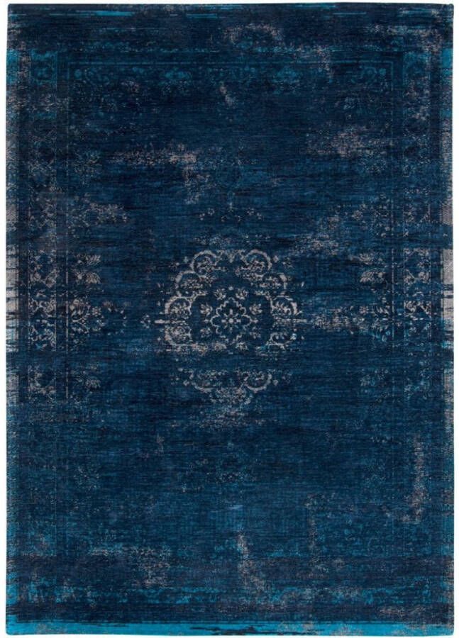 Louis de Poortere Fading World Medallion vloerkleed (Afmetingen: 240×170 cm Basiskleur: donkerblauw)