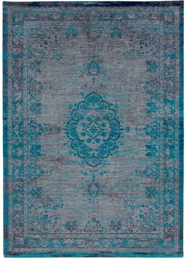 Louis de Poortere Fading World Medallion vloerkleed (Afmetingen: 360×280 cm Basiskleur: grijs turquoise)