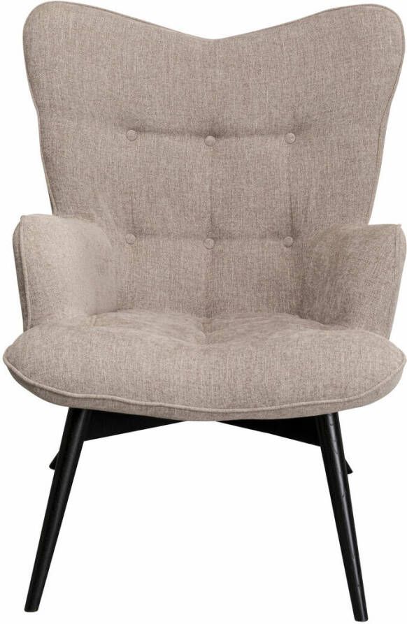 Fauteuil Black Vicky Light Brown