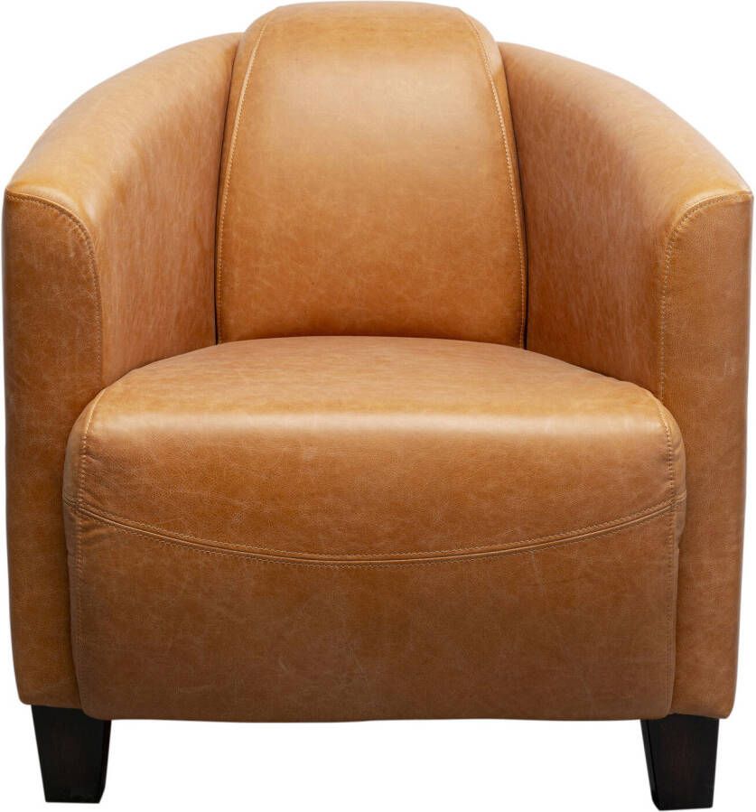 Kare Design Kare Fauteuil Cigar Lounge Smart Leather Light Brown