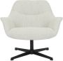 Livingfurn Fauteuils Daphne Greige Lichtgrijs Stof - Thumbnail 2