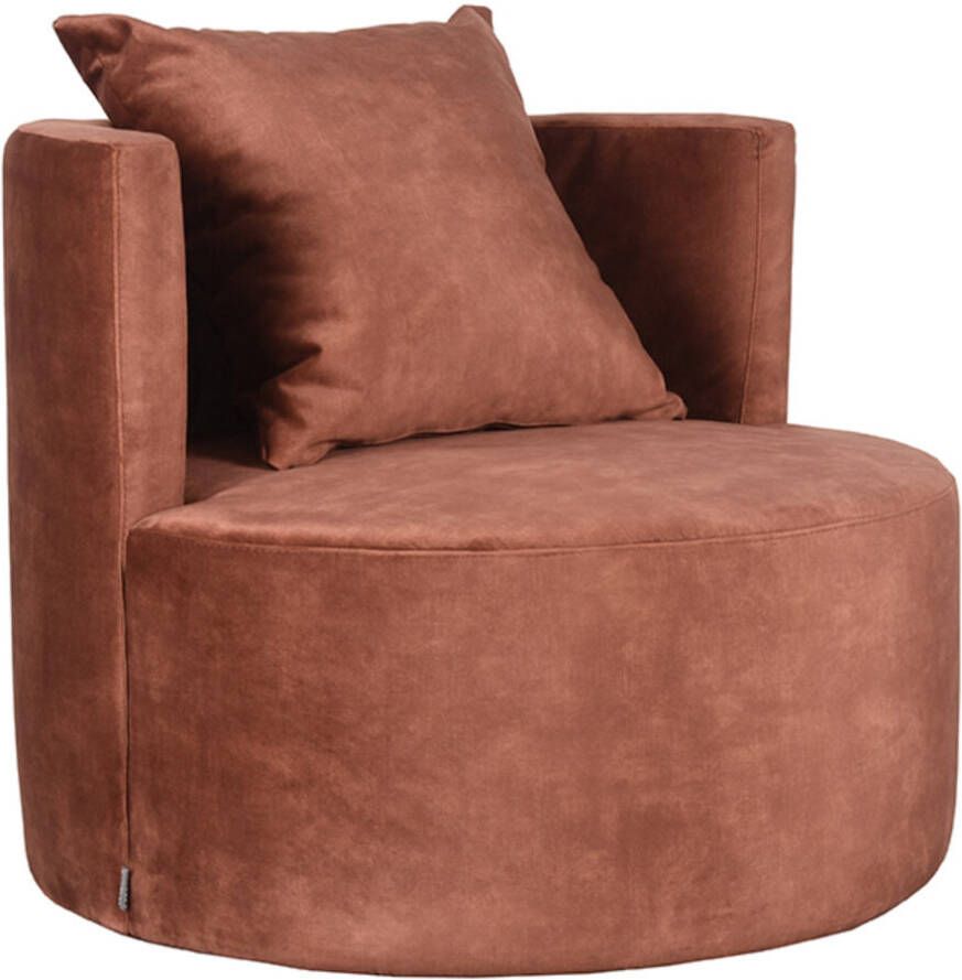 LABEL51 | Fauteuil Evy Naturel Velours | Zitmeubels woonkamer | Fauteuil - Foto 6