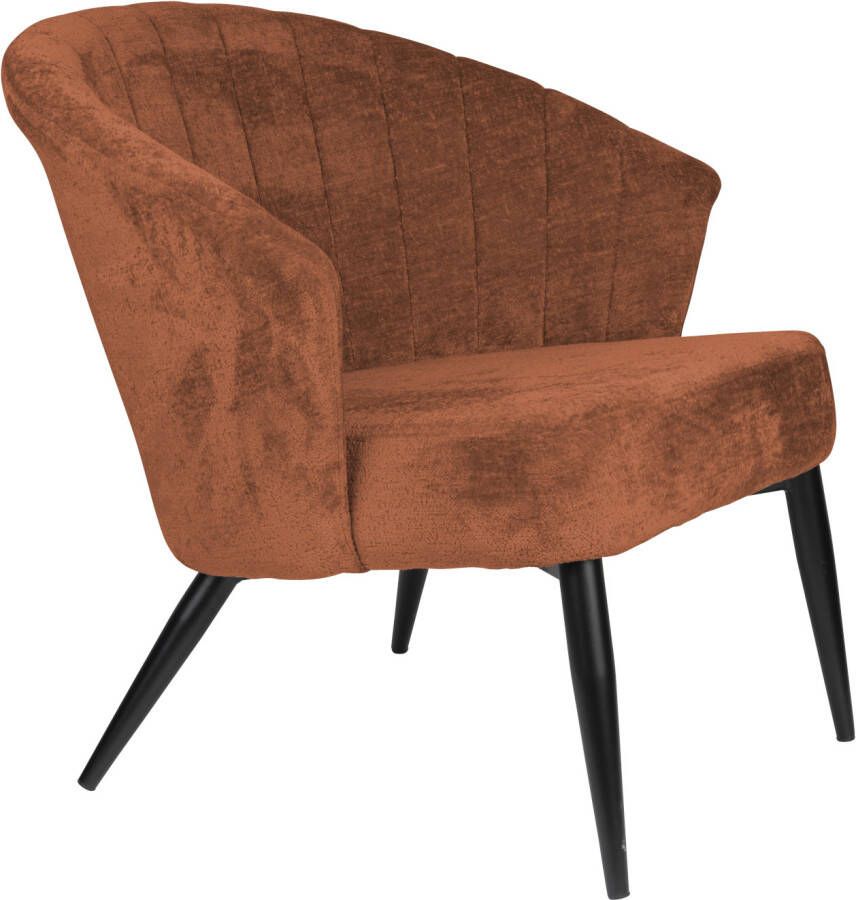 Dutchbone Fauteuil Georgia Chenille Terra