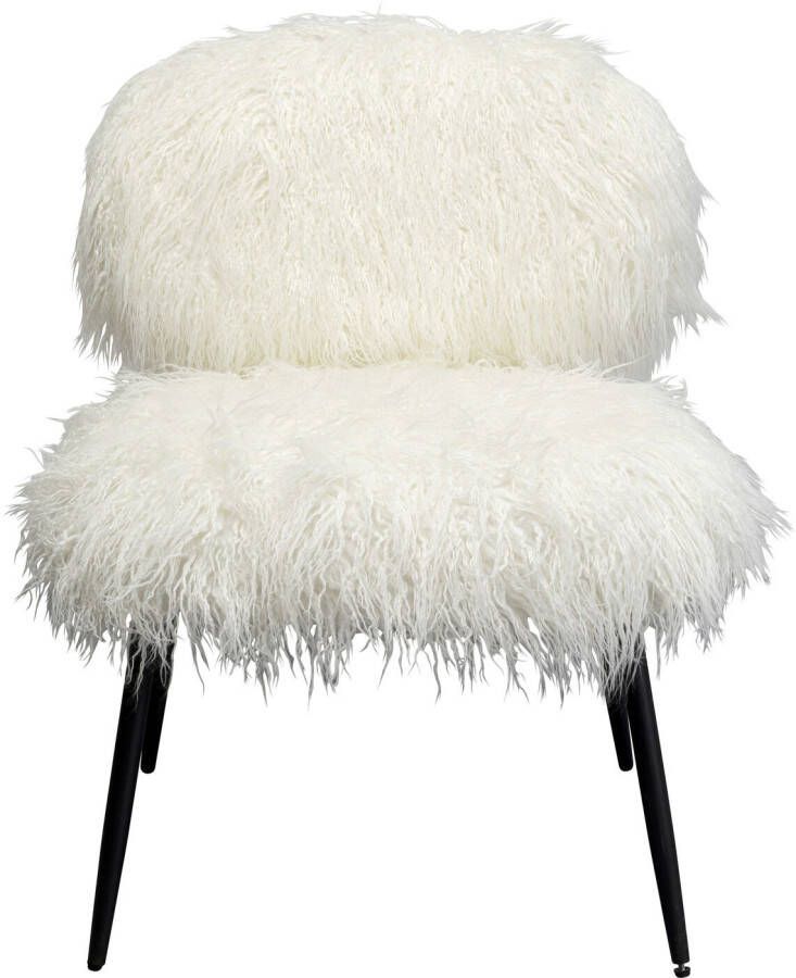 Kare Design Hairy Fauteuil wit