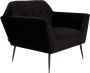 Dutchbone Fauteuil 'Kate' kleur Zwart - Thumbnail 2