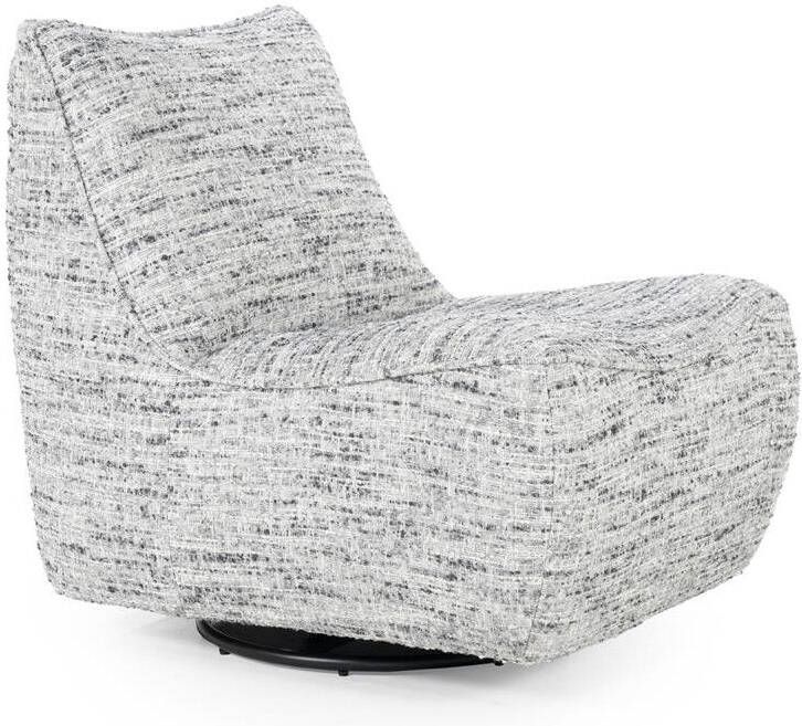 Eleonora Draaifauteuil Loys Chenille Grijs