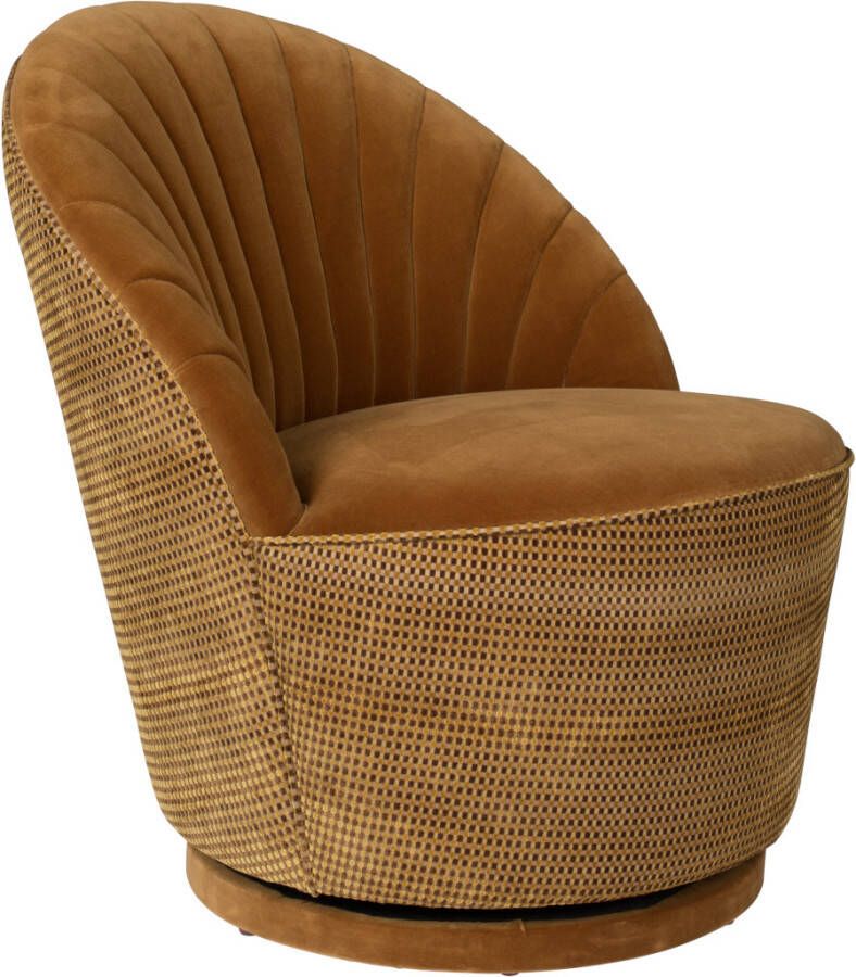 Dutchbone | Dutchbone | Fauteuil Madison Whiskey | Zitmeubels woonkamer | Draaifauteuil | Zitmeubels woonkamer | Draaifauteuil - Foto 3