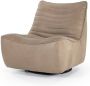 Eleonora Draaifauteuil Matthew Leer Taupe - Thumbnail 3