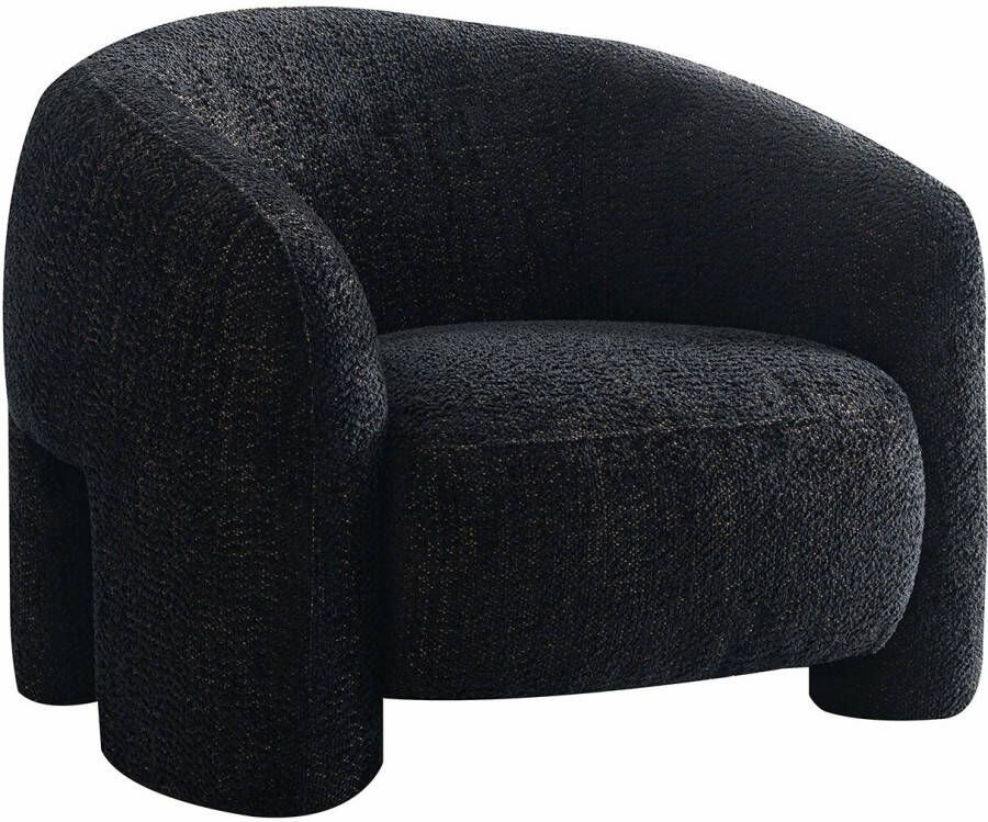 Richmond Interiors Richmond Fauteuil Milania Chenille Zwart