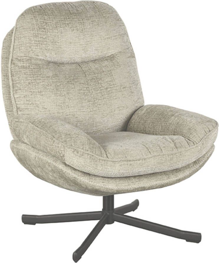 LABEL51 Draaifauteuil Noel Elegance stof Beige