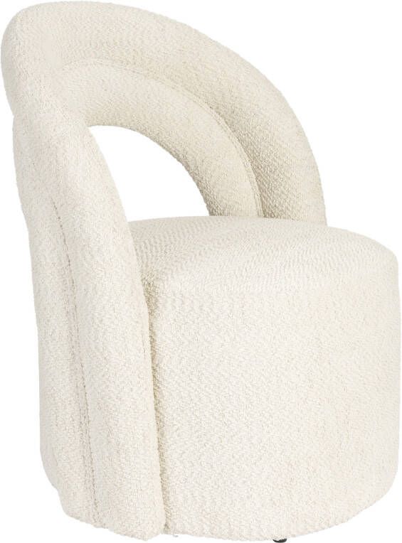 Dutchbone Draaifauteuil Seina Bouclé