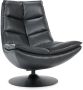 Eleonora Fauteuil Sven zwart boho leder - Thumbnail 2